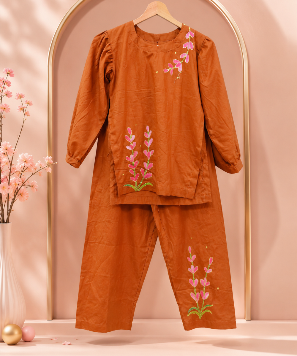 Elegant Floral Casual Suit