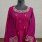 Royal Fuchsia Embroidered Anarkali Maxi