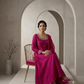 Royal Fuchsia Embroidered Anarkali Maxi