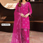 Zyna Purple Embroidered Lawn 3-Piece Suit