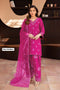 Zyna Purple Embroidered Lawn 3-Piece Suit