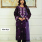 Zyna Purple Embroidered Lawn 3-Piece Suit